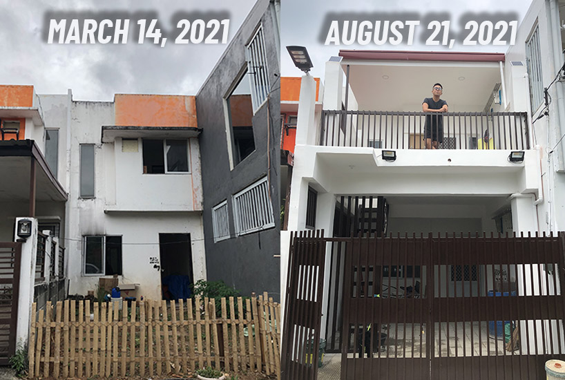 Our townhouse - before and after